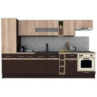 Bucatarie MARINA NEW 310 B Wenge / Stejar Sonoma